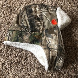 Carhartt Infant/Toddler Sherpa Earflap Hat Realtree Camo Winter Cap